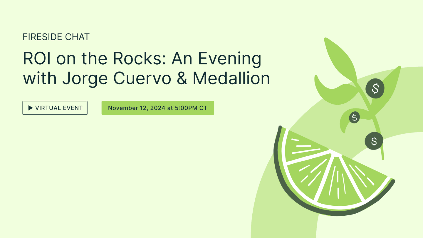 ROI on the Rocks: A Virtual Tequila Tasting with Jorge Cuervo & Medallion
