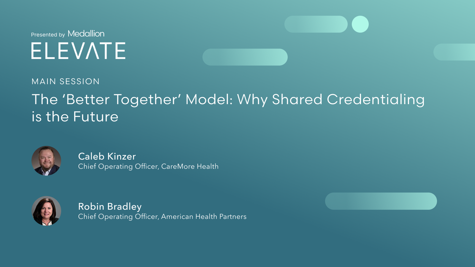 The Better Together Model: Shared Credentialing for Payers